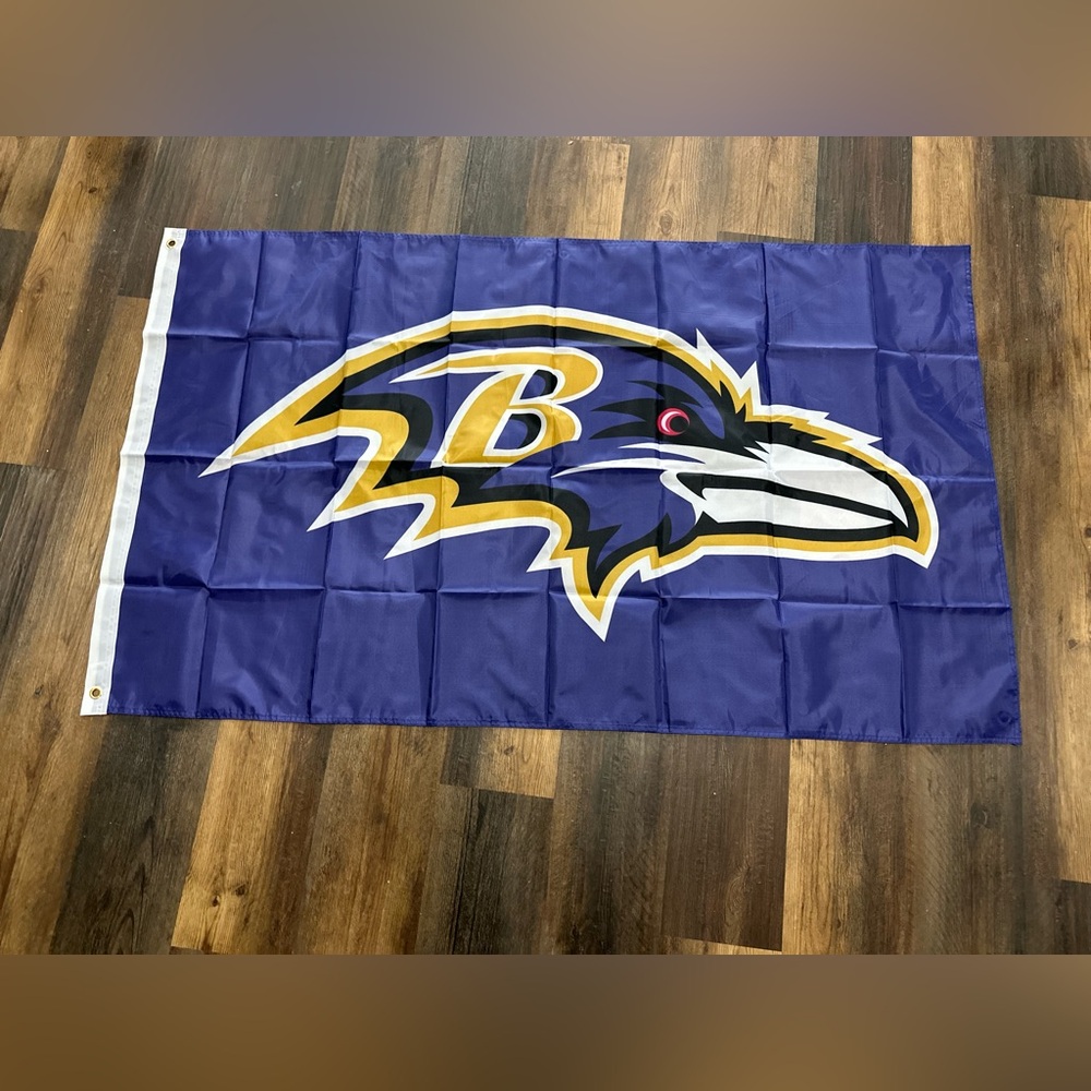 Baltimore Ravens flag new in package nfl football 3 by 5 feet large